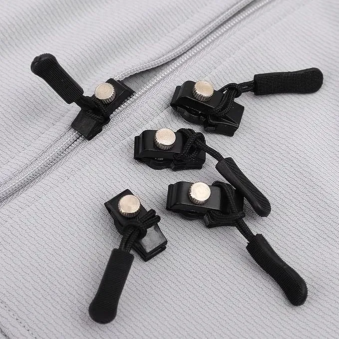 Portable Universal Detachable Zipper Slider - Easy to Use, Durable Replacement Zipper Pull for Bags, Jackets, Luggage, Backpacks