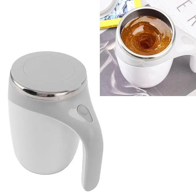 Magnetic Stirring Cup, Double Layer Design Self Stirring Cup Easy Operation for Home
