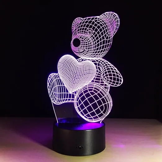 Creative 3D Visual illusion LED Lamp