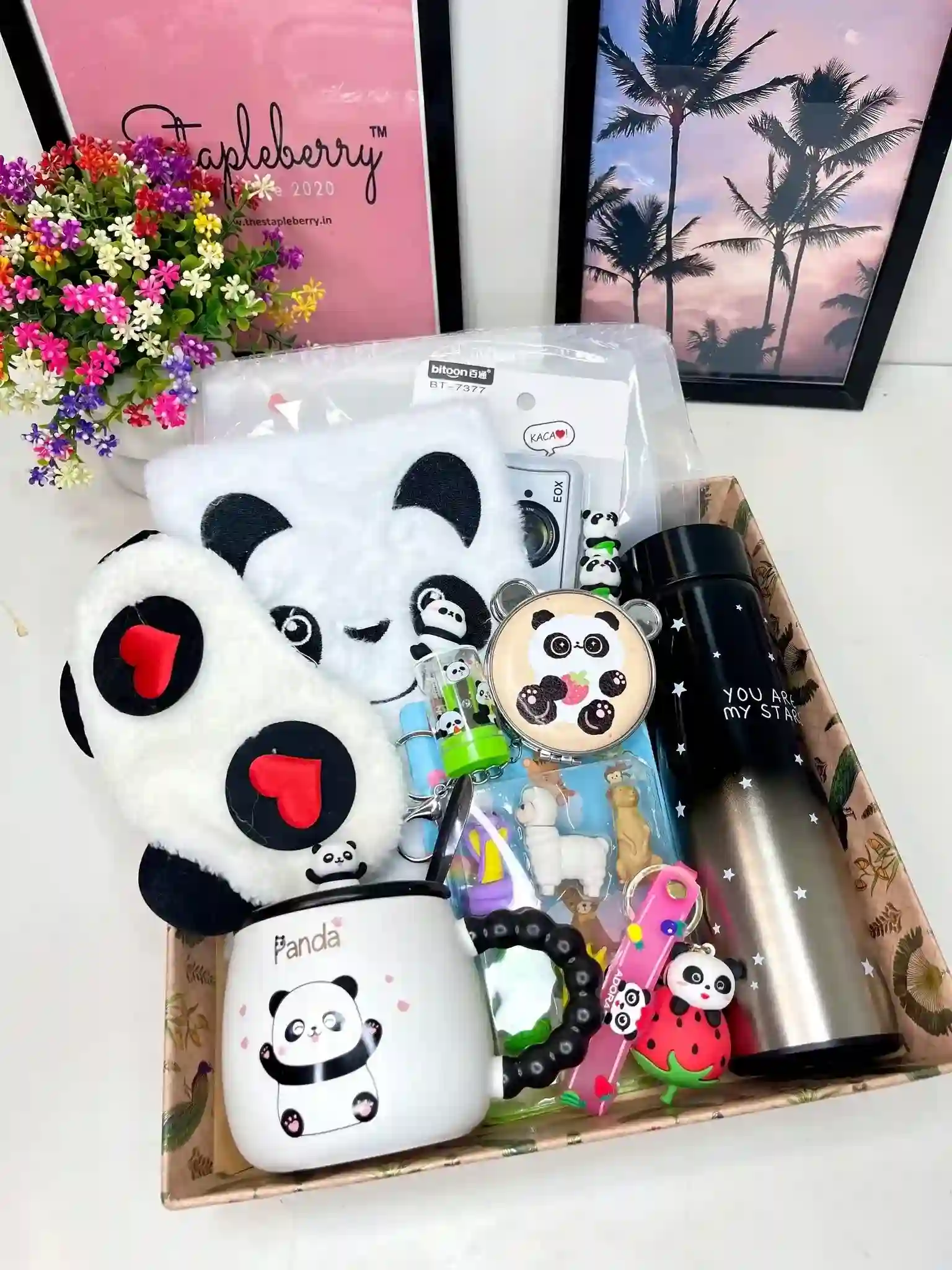 Cute Panda Theme Gift Hamper Set