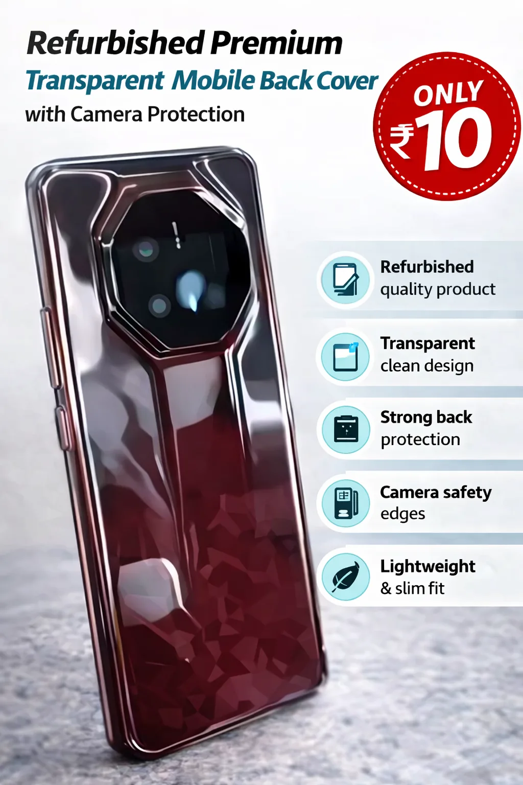 Refurbished Premium Transparent Mobile